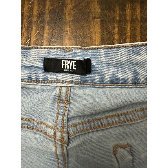 FRYE DENIM straight leg high rise size 14 - Picture 6 of 10